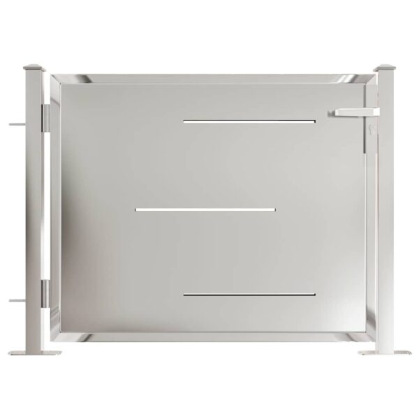 Garden Gate 100x70 cm Stainless Steel