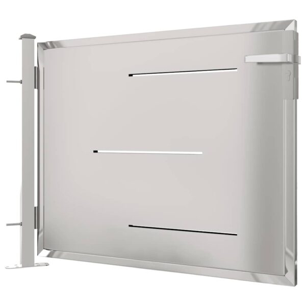 Garden Gate 100x70 cm Stainless Steel