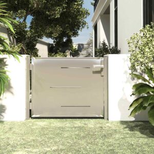 Garden Gate 100x70 cm Stainless Steel