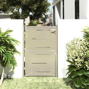 Garden Gate 100x145 cm Stainless Steel