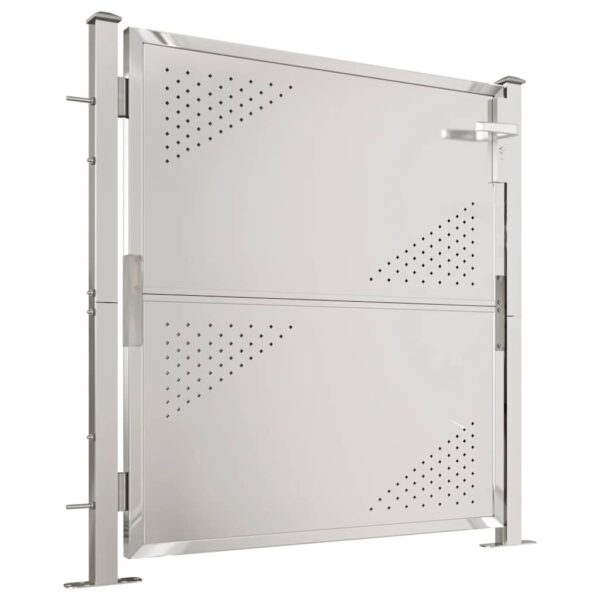 Garden Gate 100x100 cm Stainless Steel