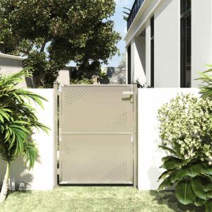 Garden Gate 100x120 cm Stainless Steel