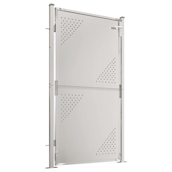 Garden Gate 100x175 cm Stainless Steel