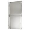 Garden Gate 100x175 cm Stainless Steel