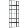 Sliding Door with Hardware Set ESG Glass&Aluminium 76x205 cm