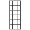 Sliding Door with Hardware Set ESG Glass&Aluminium 76x205 cm