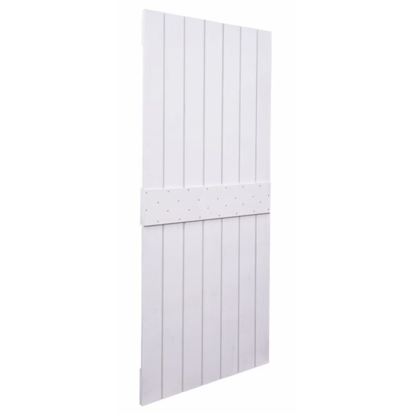Door 80x210 cm Solid Pine Wood White