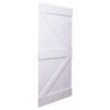 Door 100x210 cm Solid Pine Wood White