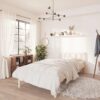 810067  Bed Frame without Mattress Solid Wood 90x200 cm