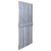 Sliding Door with Hardware Set 80x210 cm Solid Pine Wood Grey