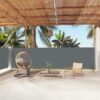 Retractable Side Awning Anthracite 160x1000 cm