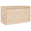 Wall Cabinet 60x30x35 cm Solid Pinewood