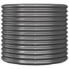 Garden Planter Galvanised Steel 80x80x68 cm Anthracite