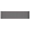 Garden Raised Bed Galvanised Steel 260x40x68 cm Anthracite