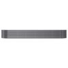 Garden Raised Bed Galvanised Steel 296x80x36 cm Anthracite
