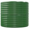 Garden Raised Bed Galvanised Steel 152x80x68 cm Green