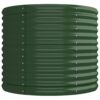 Garden Raised Bed Galvanised Steel 224x80x68 cm Green