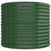 Garden Raised Bed Galvanised Steel 296x80x68 cm Green