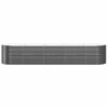 Garden Raised Bed Galvanised Steel 368x80x68 cm Anthracite