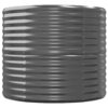 Garden Raised Bed Galvanised Steel 368x80x68 cm Anthracite