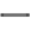 Garden Raised Bed Galvanised Steel 322x100x36 cm Anthracite