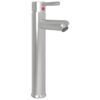 Bathroom Sink with Tap and Push Drain Black Tempered Glass