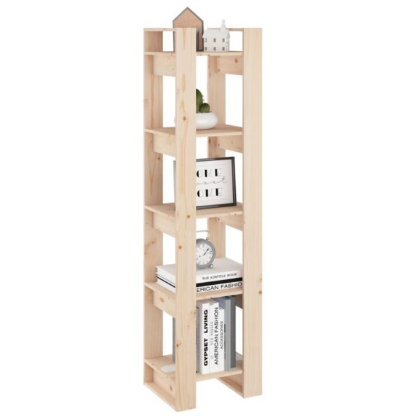 Book Cabinet/Room Divider 41x35x160 cm Solid Wood Pine
