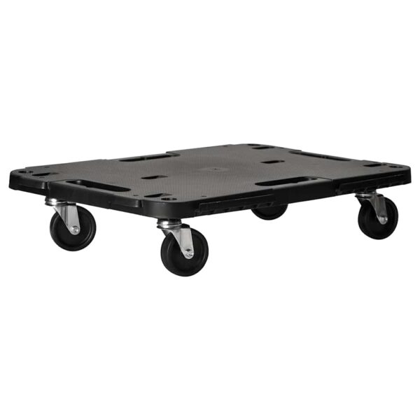Transport Trolley Black 58x38x12 cm PP