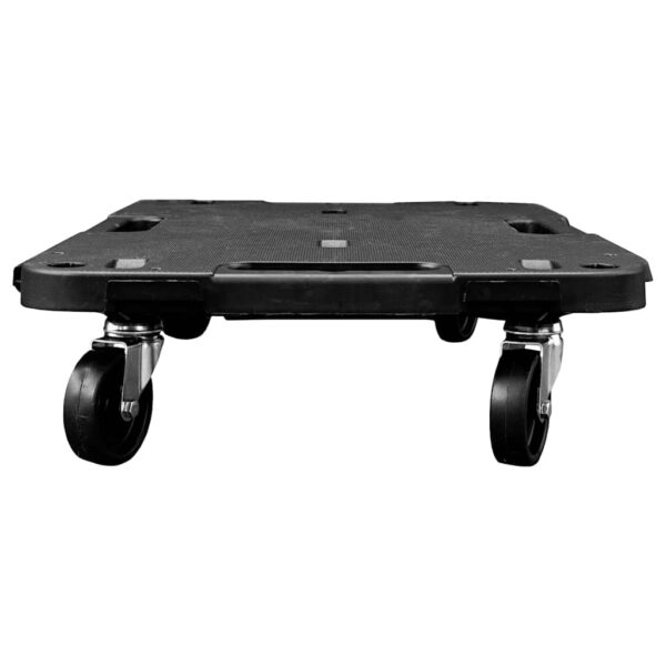 Transport Trolley Black 58x38x12 cm PP