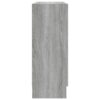 Vitrine Cabinet Grey Sonoma 82.5x30.5x80 cm Engineered Wood