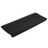 Stair Mats Self-adhesive 15 pcs 65x24.5x3.5 cm Anthracite