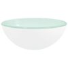 Basin Tempered Glass 30x12 cm White