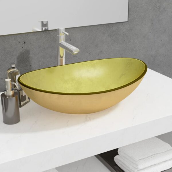 8720287125075_m_en_hd_1.jpg Basin Tempered Glass 54.5x35x15.5 cm Gold