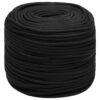 Boat Rope Full Black 8 mm 250 m Polypropylene