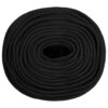 Boat Rope Full Black 8 mm 250 m Polypropylene