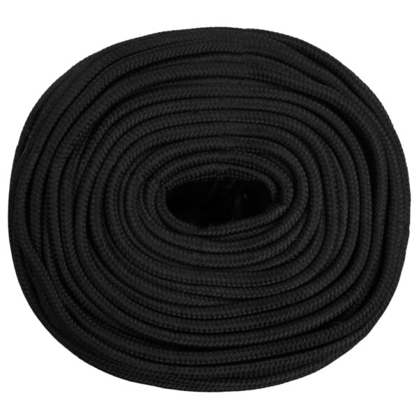 Boat Rope Full Black 8 mm 250 m Polypropylene
