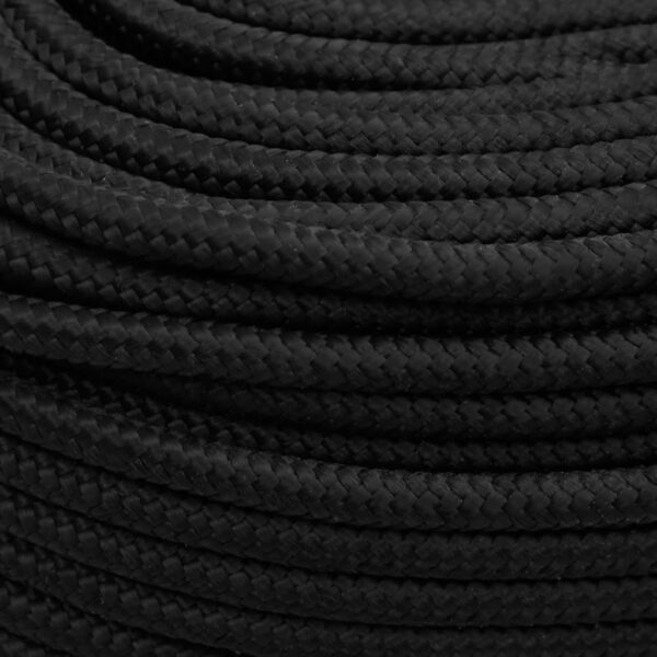 Boat Rope Full Black 8 mm 250 m Polypropylene