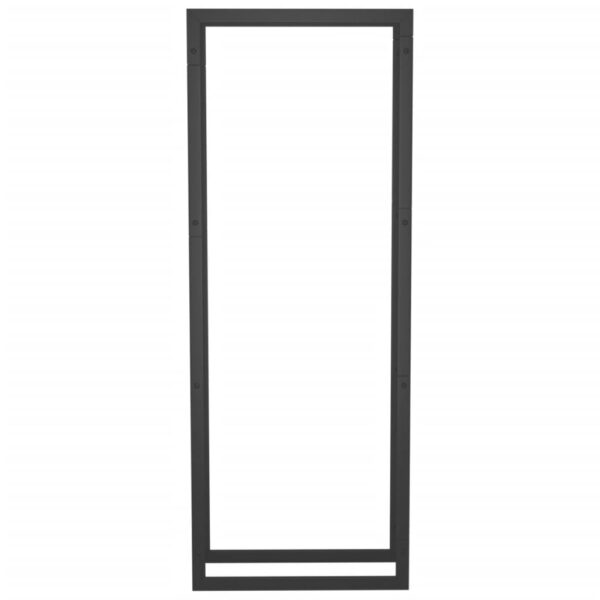 Firewood Rack Matt Black 50x28x132 cm Steel