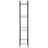 Firewood Rack Matt Black 50x28x132 cm Steel