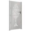 Garden Gate 105x205 cm Corten Steel Tree Design