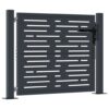 Garden Gate Anthracite 105x80 cm Steel Square Design