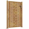 Garden Gate 105x130 cm Corten Steel Square Design