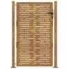 Garden Gate 105x130 cm Corten Steel Square Design