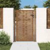 Garden Gate 105x130 cm Corten Steel Square Design