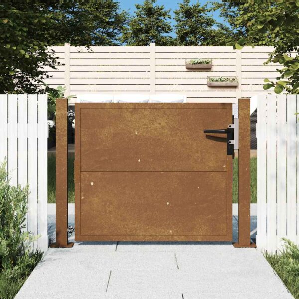 Garden Gate 105x105 cm Corten Steel