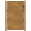 Garden Gate 105x130 cm Corten Steel