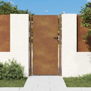 Garden Gate 105x180 cm Corten Steel