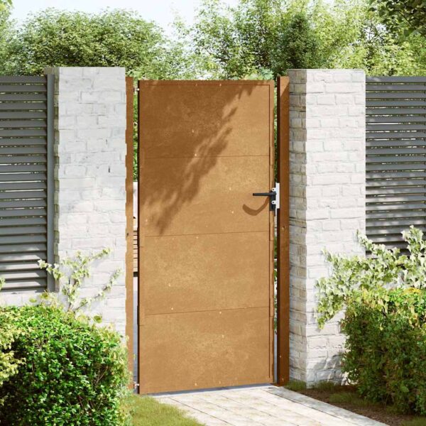Garden Gate 105x205 cm Corten Steel