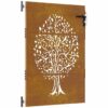 Garden Gate 85x125 cm Corten Steel Tree Design