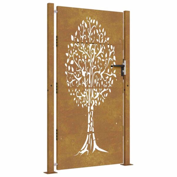 8720287217435_a_en_hd_1.jpg Garden Gate 105x180 cm Corten Steel Tree Design